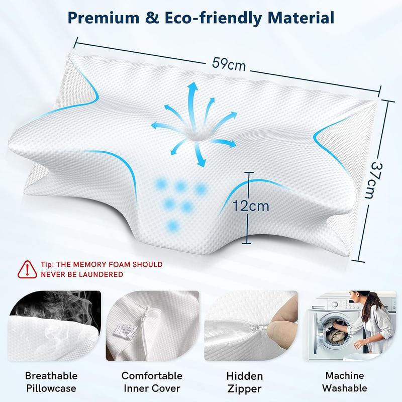 Contour Memory Foam Pillow