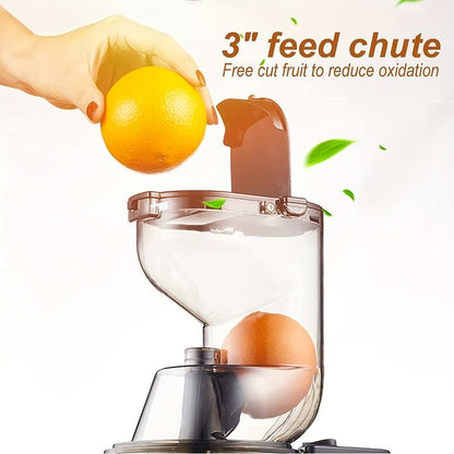 Slow Masticating Juicer Cold Press Juice Extractor