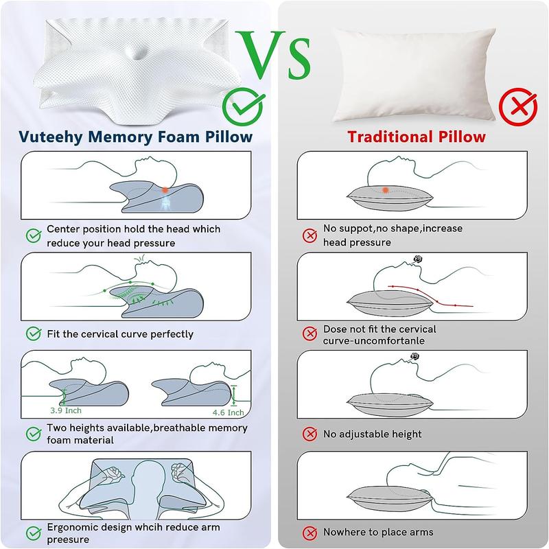 Contour Memory Foam Pillow